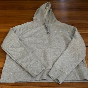 Grey champion hoodie